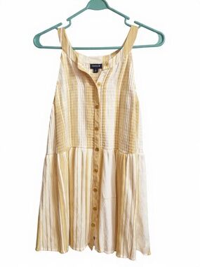 Torrid Babydoll tank yellow color size small